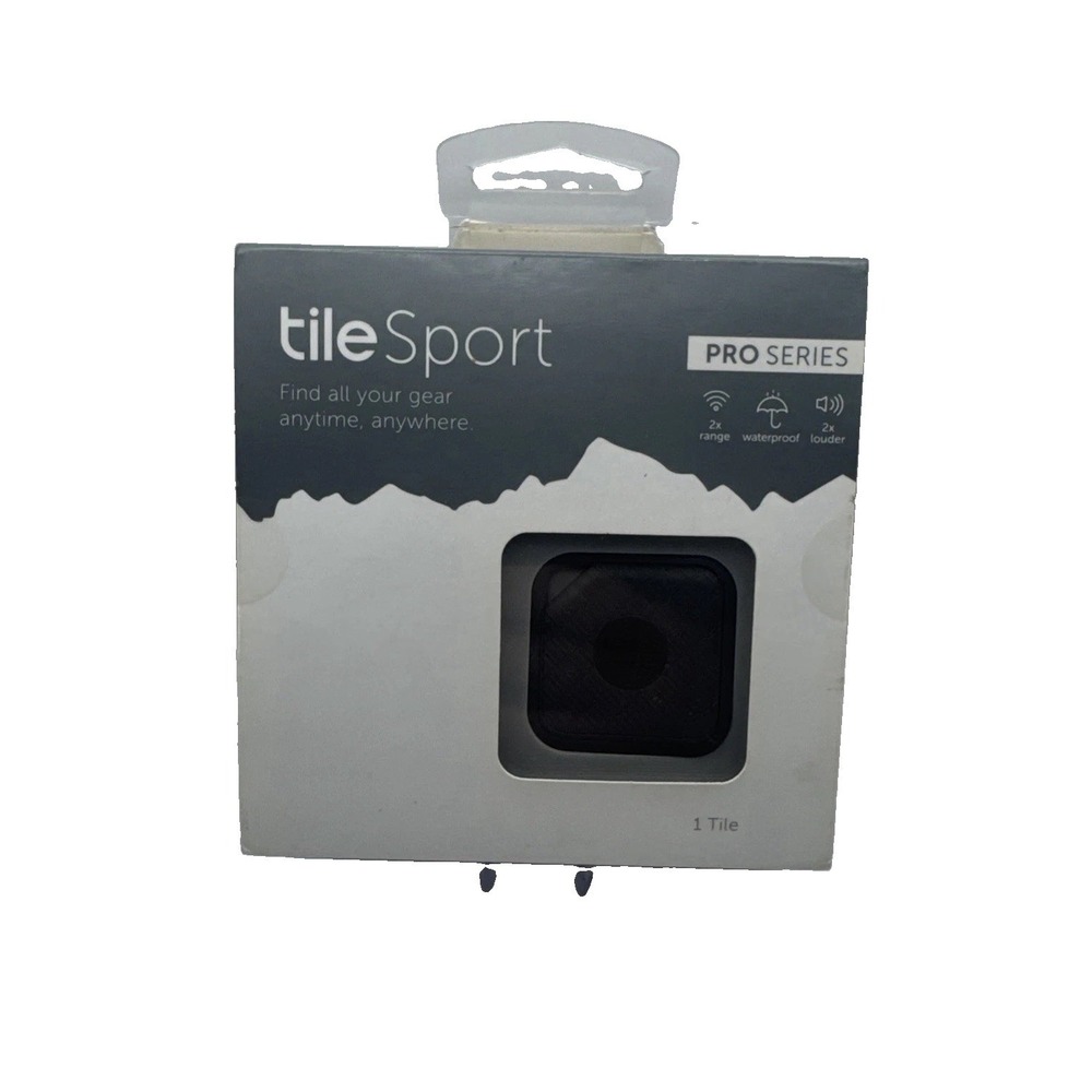Tile Sport Pro Series Bluetooth Tracker T4002 Waterproof Gray NEW Sealed